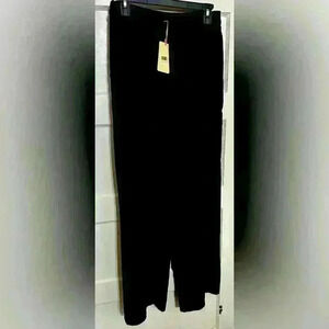 NWT entro Black Wide Leg Dress Slacks Size Medium‎